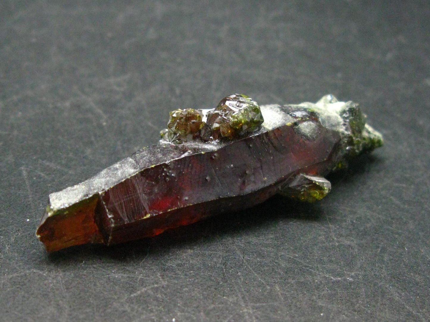 Stunning Fire Red Zincite Zinkite Crystal From Poland - 1.3" - 107.25 Carats