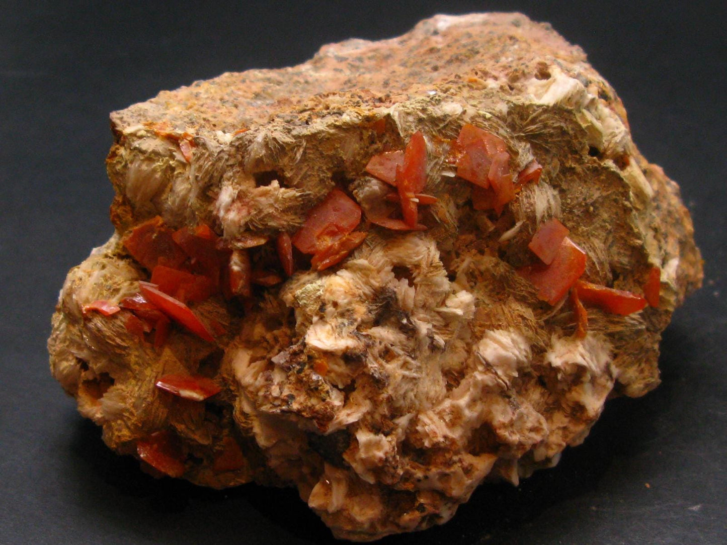 Wulfenite Cluster From Morocco - 4.0"
