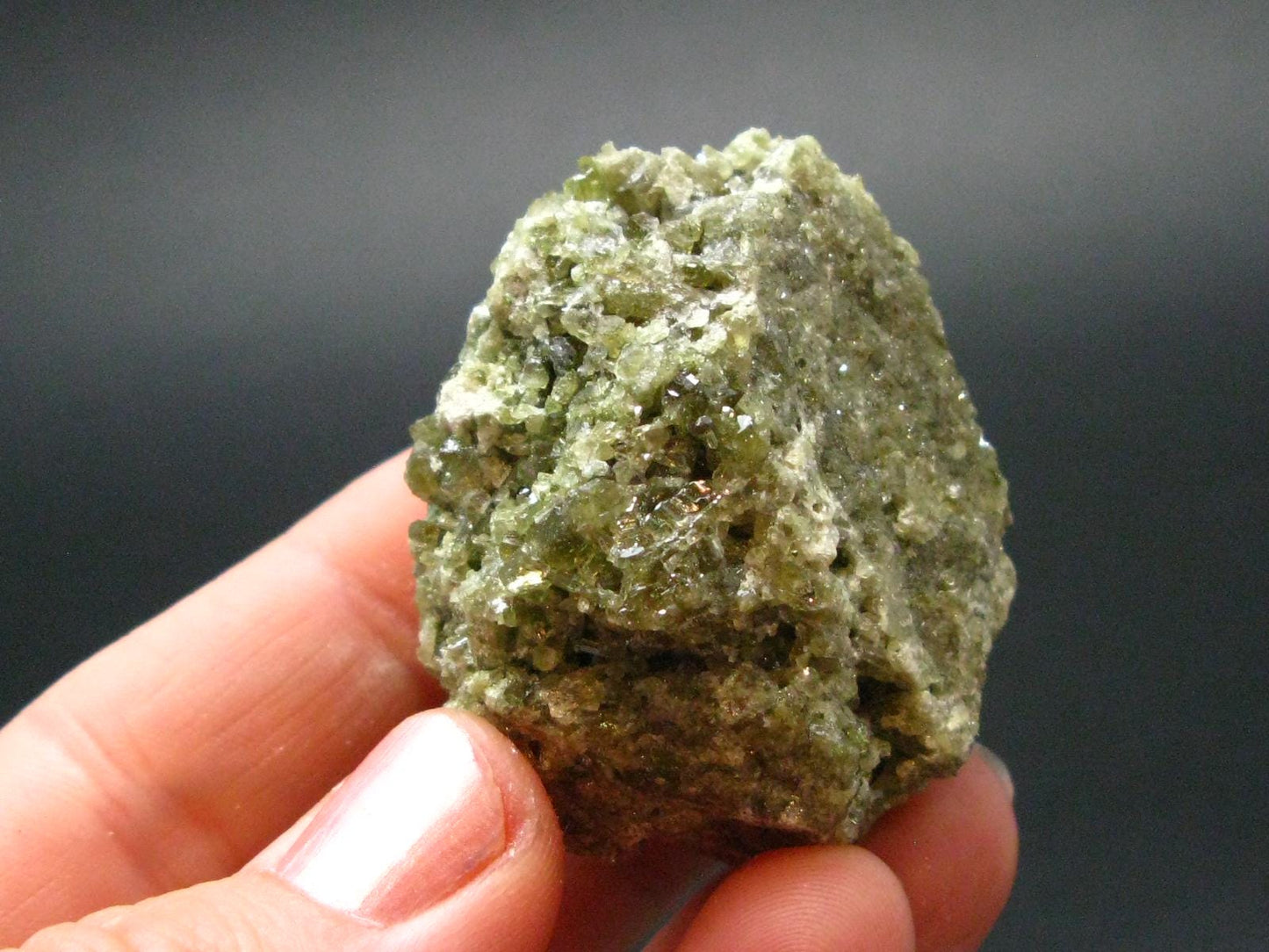 Vesuvianite Idocrase Cluster From Canada - 1.6" - 52.54 Grams