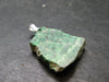 Extremely Rare Natural Maw Sit Sit Crystal Silver Pendant from Myanmar - 1.3" - 6.0 Grams