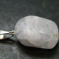 Nice Lilac Amblygonite Crystal Silver Pendant from Brazil - 1.1" - 3.97 Grams