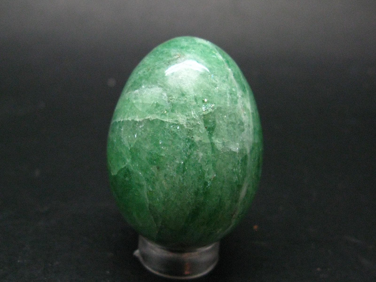 Gem Tsavorite Garnet Egg From Tanzania - 59.11 Grams - 1.6"