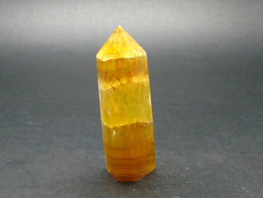 Yellow Fluorite Obelisk From China - 3.1"