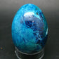 Very Rare Shattuckite Chrysocola & Dioptase Egg From Congo - 111.84 Grams