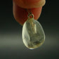 Gem Libyan Desert Glass Tektite Pendant Sterling Silver from Libya - 0.9" - 1.7 Grams