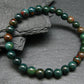 Bloodstone Genuine Bracelet ~ 7 Inches ~ 6mm Round Beads