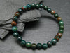 Bloodstone Genuine Bracelet ~ 7 Inches ~ 6mm Round Beads