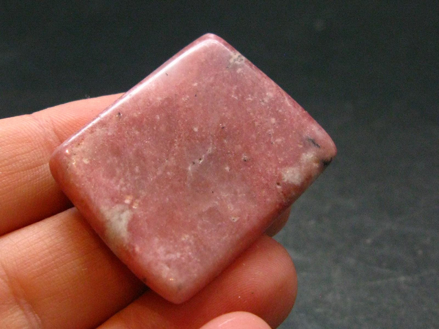 Rare Pink Petalite Tumbled Stone From Canada - 1.3" - 10.35 Grams