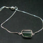 Green Tourmaline Silver Bracelet From Brazil - 4.33 Grams