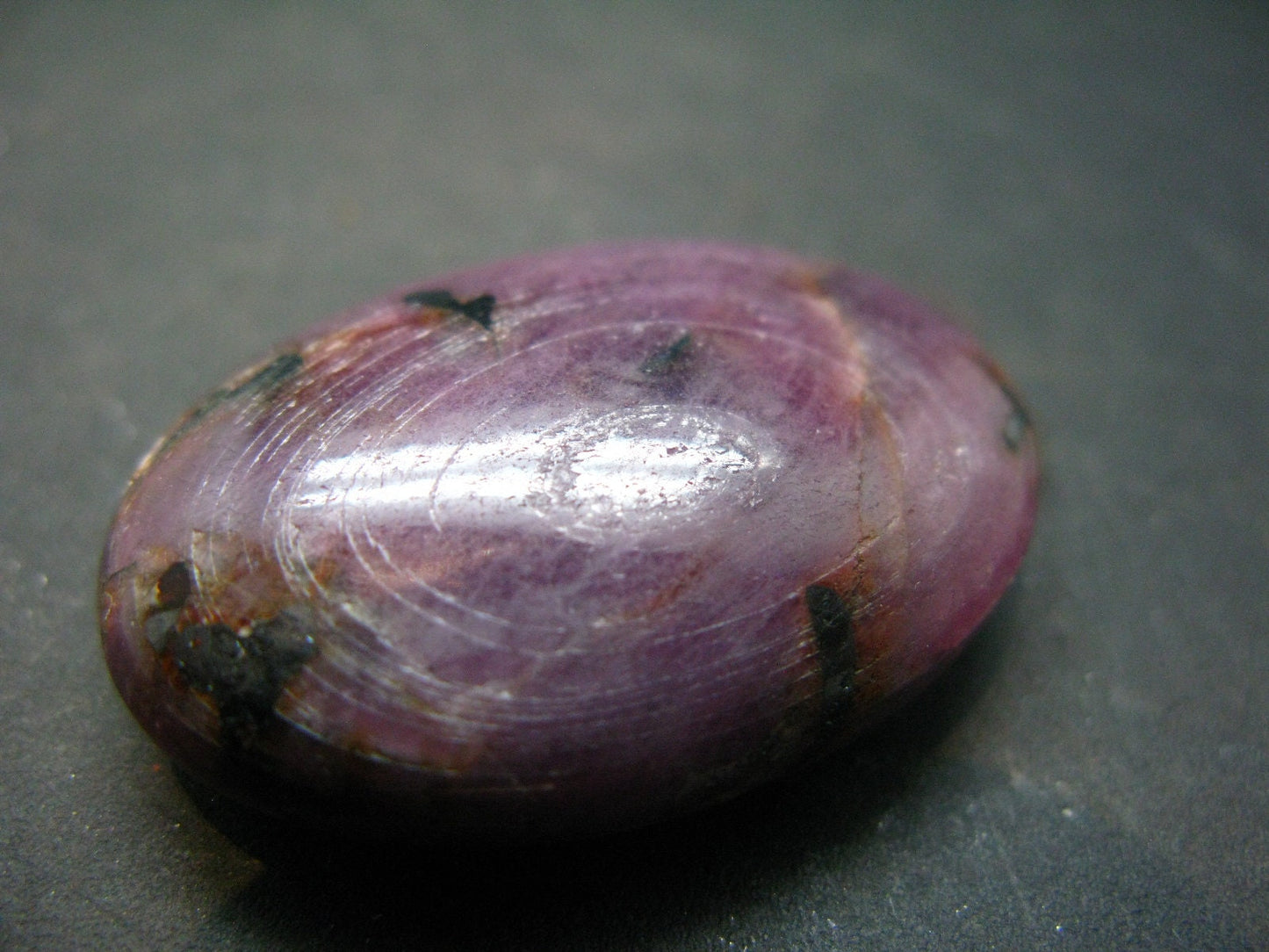 Tumbled Genuine Ruby Corundum from India - 1.4" - 25.70 Grams