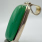 Natural Chrysoprase Pendant – Green Gemstone Sterling Silver Jewelry - Weight 6.07 g