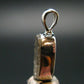 Rare Herderite Crystal Silver Pendant from Brazil - 0.7" - 1.32 Grams