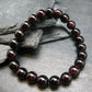 Gem Garnet Almandine Genuine Bracelet ~ 7 Inches ~ 8mm Round Beads