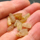 Lot of 10 Yellow Sapphire Crystals From Sri Lanka - 19.30 Carats