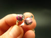 Beautiful Bixbite Red Emerald Beryl Silver Ring From Utah USA - Adjustable Size - 2.45 Grams