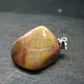 Rare Tumbled Brownish Pink Bustamite Silver Pendant with Attractive Pattern From South Africa - 1.2" - 7.61 Grams