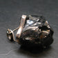 Unpolished Elite Shungite Silver Pendant from Russia - 1.5" - 10.20 Grams