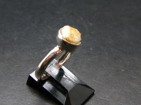 Phenakite Phenacite Sterling Silver Size 6 Ring from Nigeria - 1.92 Grams