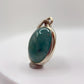 Grandidierite Pendant Blue Green Cabochon Gemstone Silver Necklace Natural Crystal Jewelry Gift