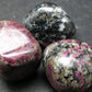Nice Lot of 3 Red Eudialyte And Aegirine From Russia - 35.9 Grams