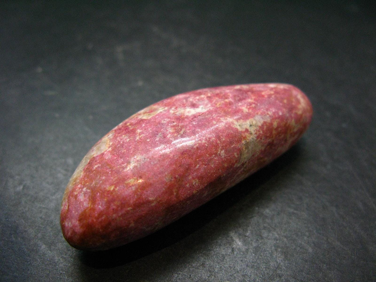 Rare Red Thulite Piece From Norway - 2.6" - 62.81 Grams