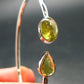 Titanite Sphene Sterling Silver Twister Bracelet - 5.22 Grams - Size Adjustable