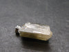Nice Terminated Danburite Crystal Silver Pendant from Russia - 0.9" - 2.97 Grams