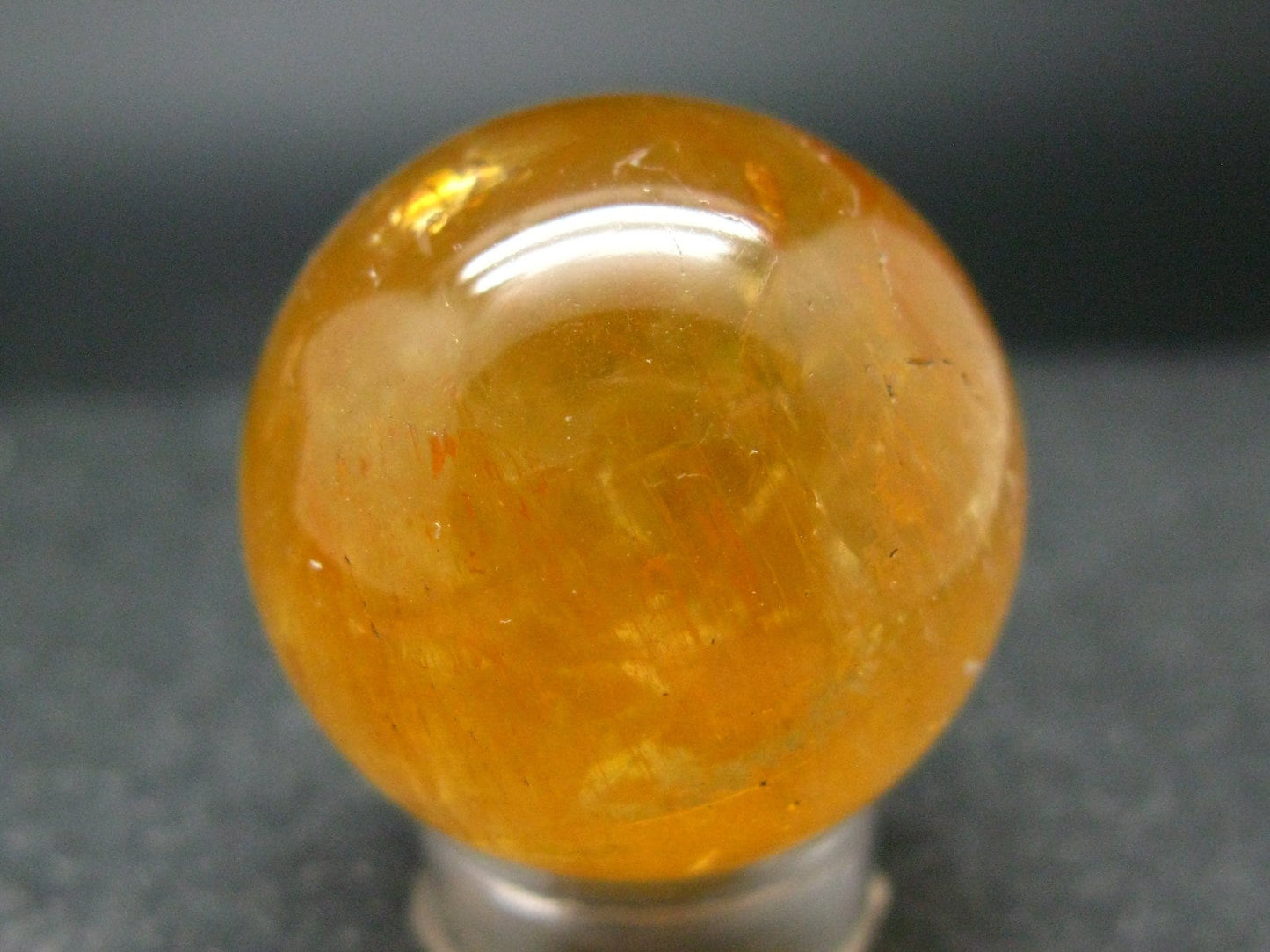 Imperial Topaz Sphere Ball From Brazil - 1.0" - 142.3 Carats