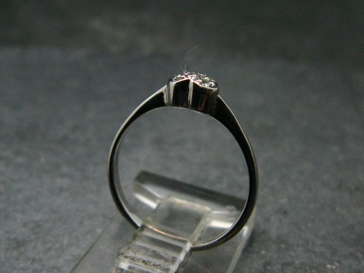 Genuine Alexandrite Gem Silver Ring From Russia - Size 5.5 - 1.12 Grams
