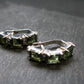 Moldavite Tektite Silver Earrings from Czech Republic - 4.86 Grams