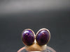 Sugilite Silver Stud Earrings From South Africa - 0.3" - 2.29 Grams