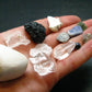 Synergy 12 Set Phenakite Moldavite Natrolite Petalite Danburite Tektite Scolecite Herderite Tanzanite Brookite 45.07 Gr