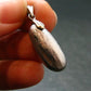 Muonionalusta Meteorite Silver Pendant from Sweden - 1.2" - 6.38 Grams