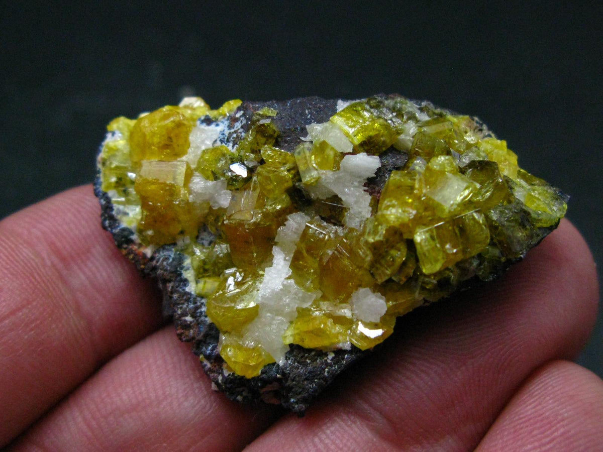 Nice Large Yellow Mimetite Cluster from Congo - 1.7"