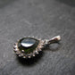Moldavite Tektite Silver Pendant from Czech Republic - 0.9" - 2.27 Grams