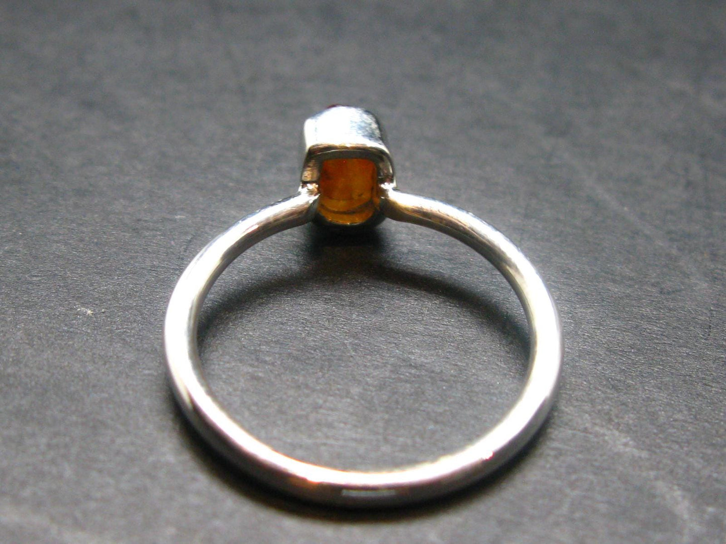 Sphalerite Silver Ring From Spain - Size 7 - 1.96 Grams