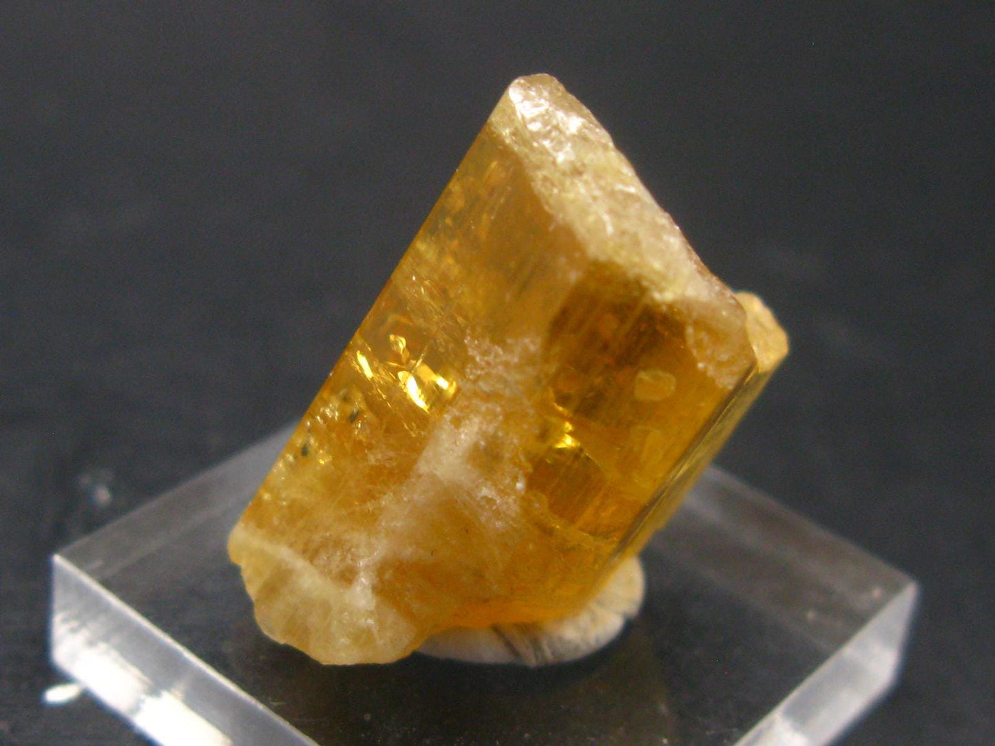 Gem Heliodor Golden Beryl Crystal From Tajikistan - 40.71 Carats - 0.9"
