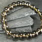 Smoky Quartz Genuine Bracelet ~ 7 Inches ~ 8mm Round Beads