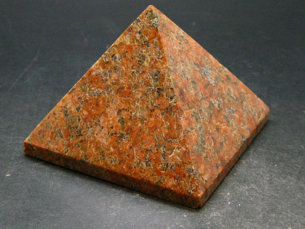 Natural Rosophia Feldspar Pyramid From Rocky Mountains - 2.5" - 418.80 Grams