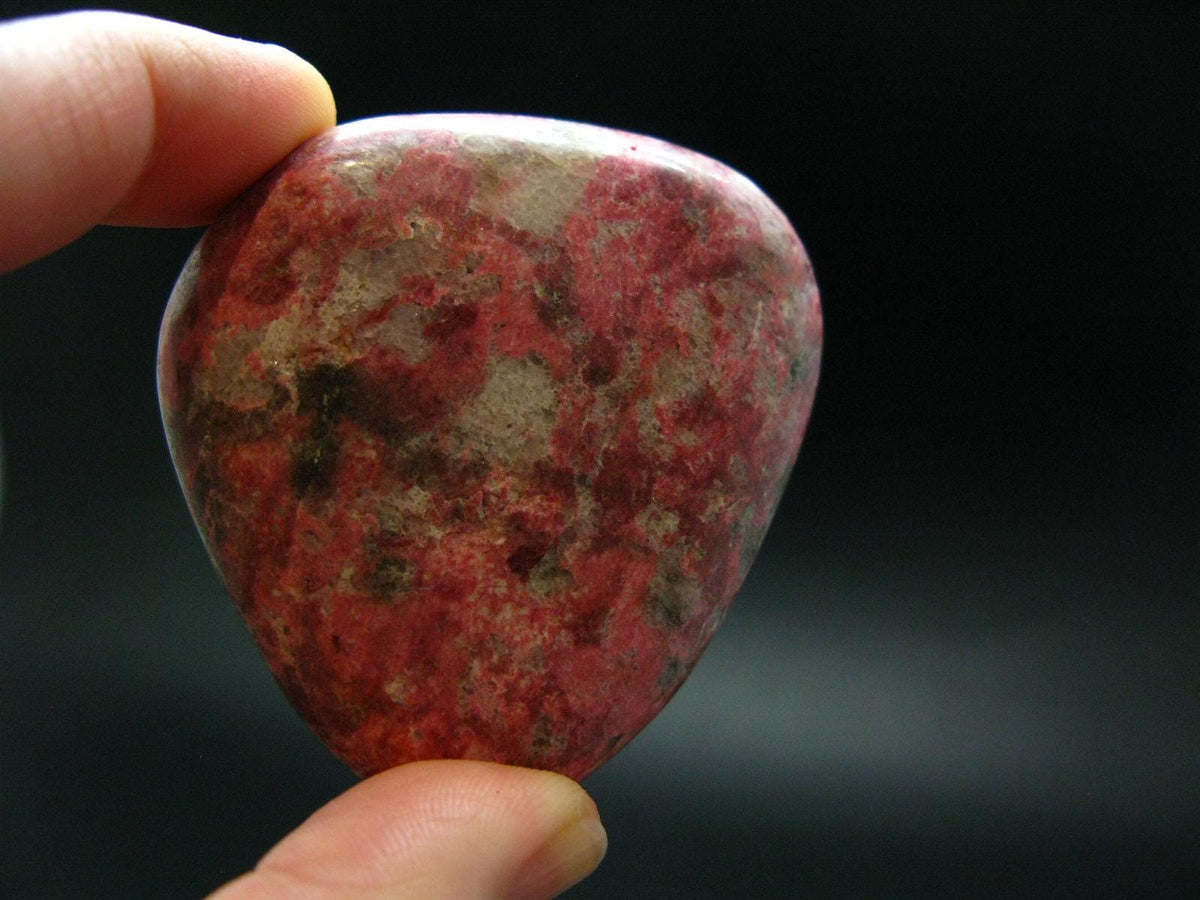 Rare Red Thulite Piece From Norway - 2.2" - 103.95 Grams