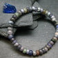 Tanzanite Genuine Bracelet ~ 7 Inches ~ 7mm Rondelle Beads