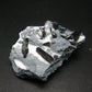 Neptunite on Natrolite Cluster From California - 3.2"