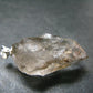 Large DT Elestial Quartz Crystal Silver Pendant From Brazil - 1.4" - 5.79 Grams