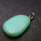 Chrysoprase Silver Pendant From Australia - 1.5" - 7.33 Grams