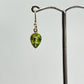 Peridot Teardrop Dangle Earrings | Sterling Silver August Birthstone