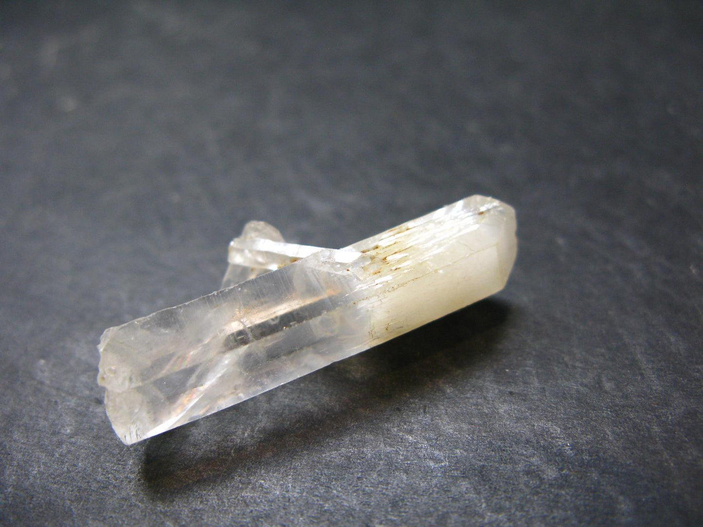 Rare Mango Quartz w/ Hallyosite Crystal From Colombia - 1.4" - 5.34 Grams
