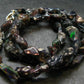 Rare Black Opal Beads Necklace From Australia - 18.5"
