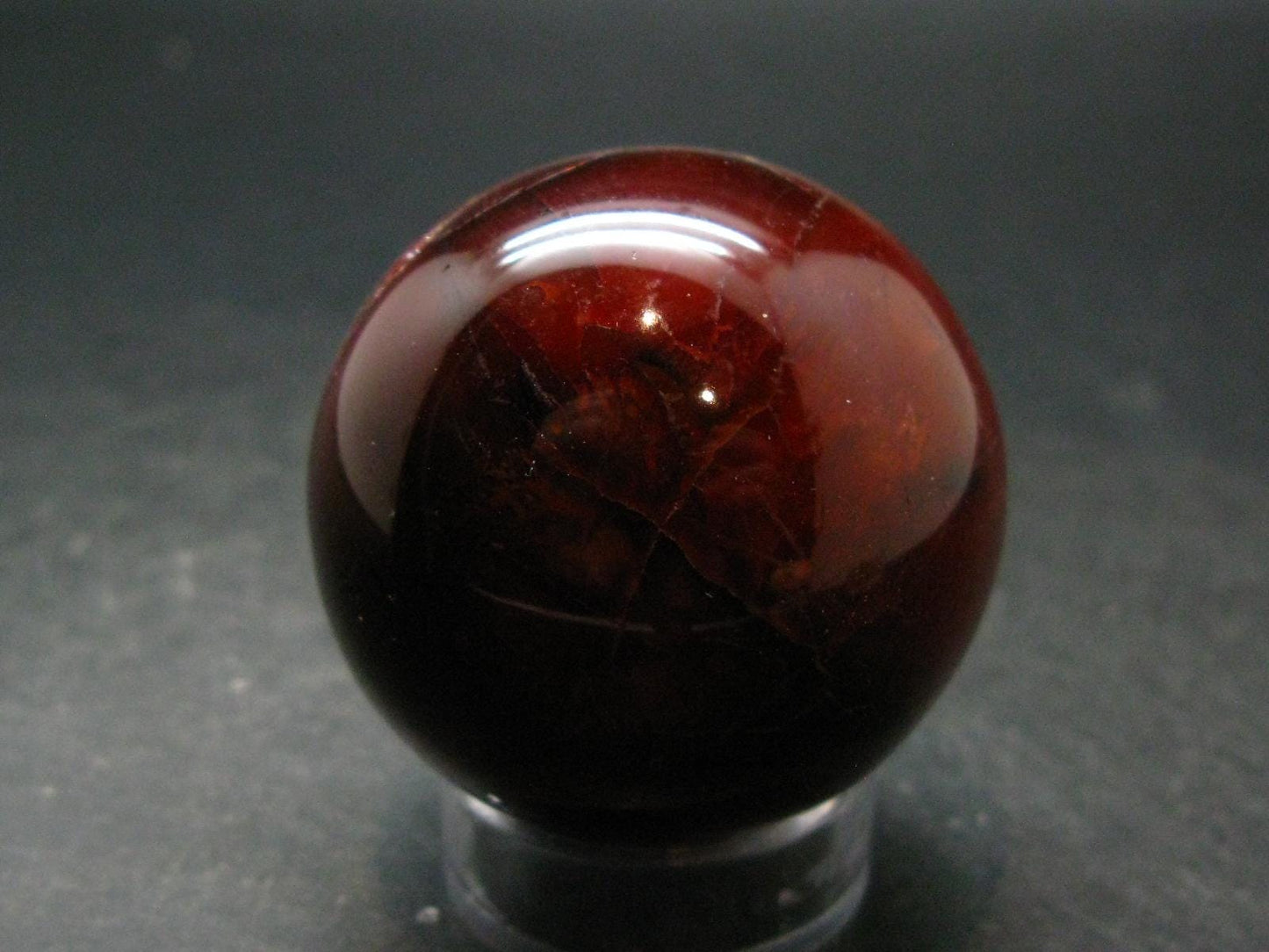 Carnelian Agate Sphere Ball From Madagascar - 1.8" - 141.23 Grams