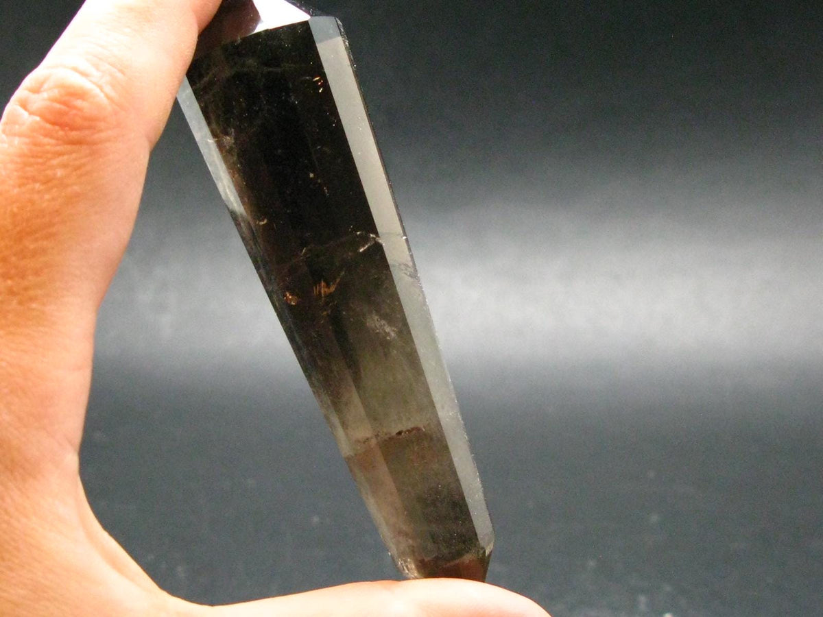 Perfect Smoky Quartz Vogel Crystal Healing Wand - 3.7" - 62.34 Grams