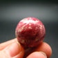 Rare Red Thulite Sphere Ball From Norway - 0.9" - 23.15 Grams
